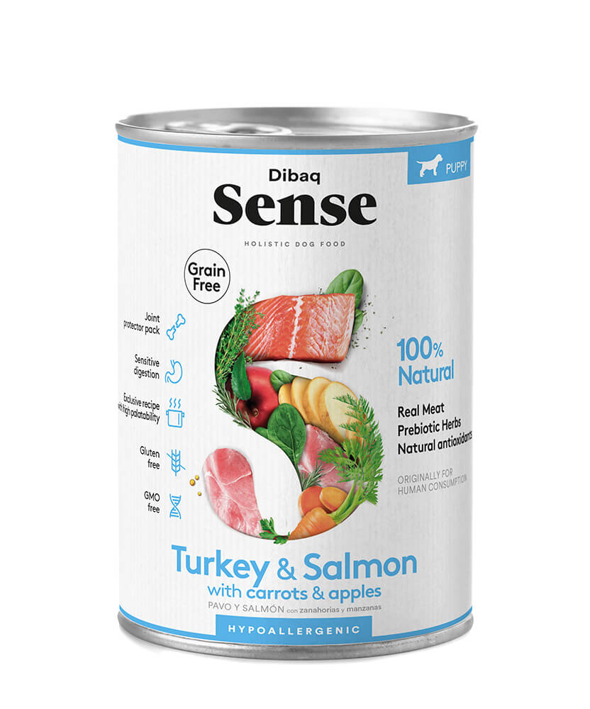 Dibaq Sense Lata Salmon y Pavo PUPPY