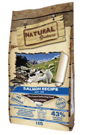 Natural Greatness Receta de Salmon Mini