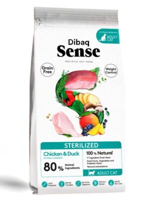 Dibaq Sense Gato Esterilizado Pato Y Pollo