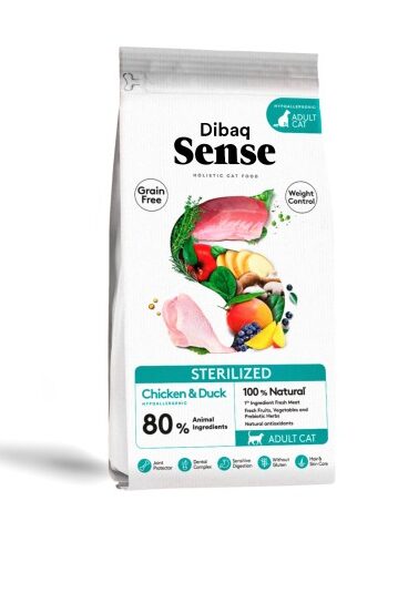 Dibaq Sense Gato Esterilizado Pato Y Pollo