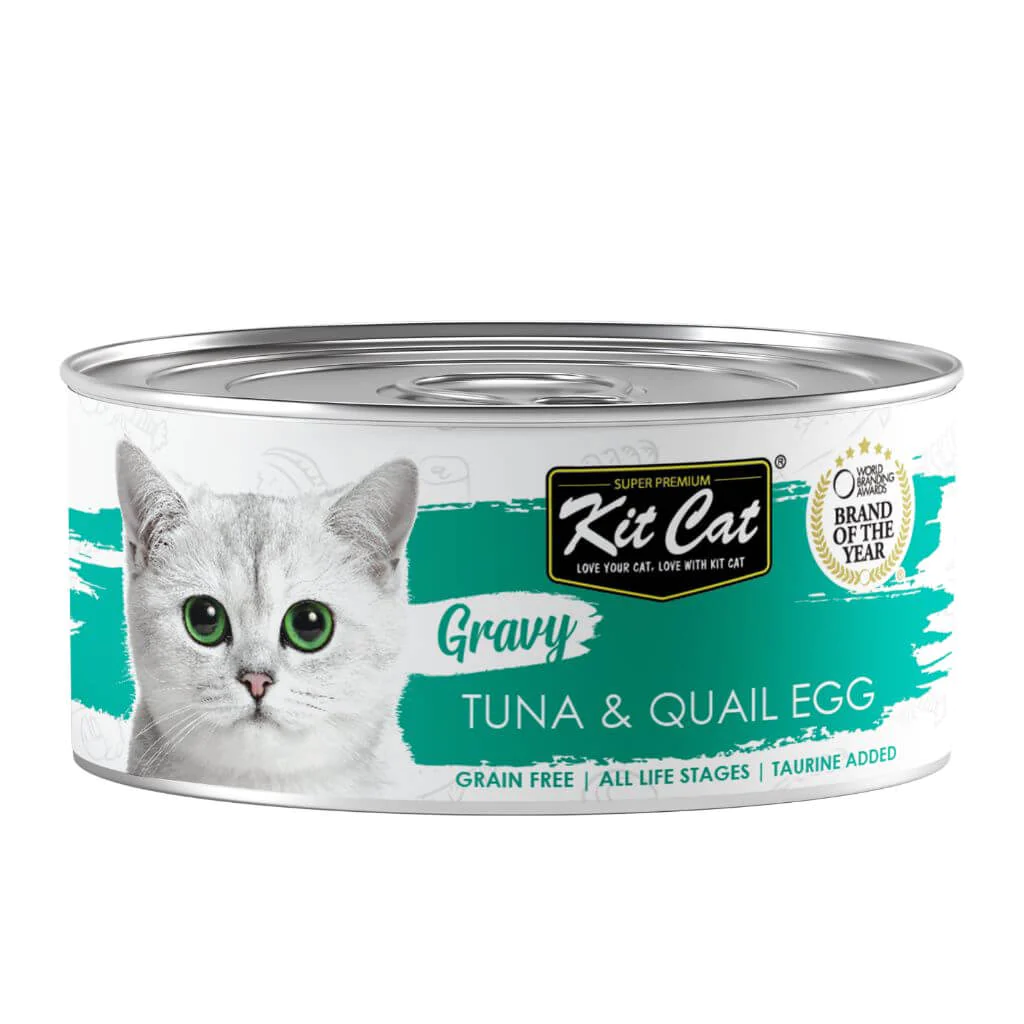 Kit Cat Atún Con Huevo de Codorniz Gravy