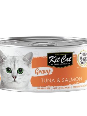 Kit Cat Atún Con Salmón Gravy