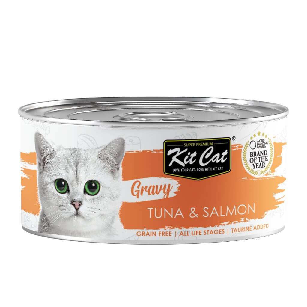 Kit Cat Atún Con Salmón Gravy