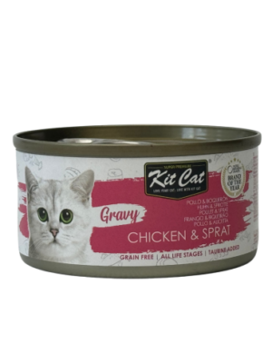 Kit Cat Pollo Con Boquerón Gravy