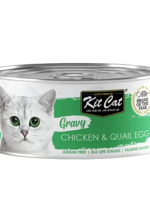 Kit Cat Pollo Con Huevo de Codorniz Gravy