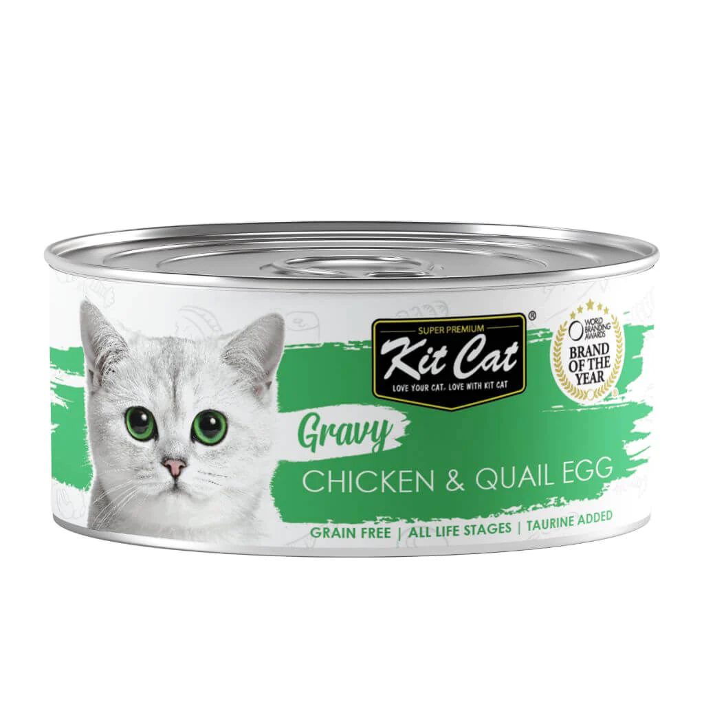 Kit Cat Pollo Con Huevo de Codorniz Gravy