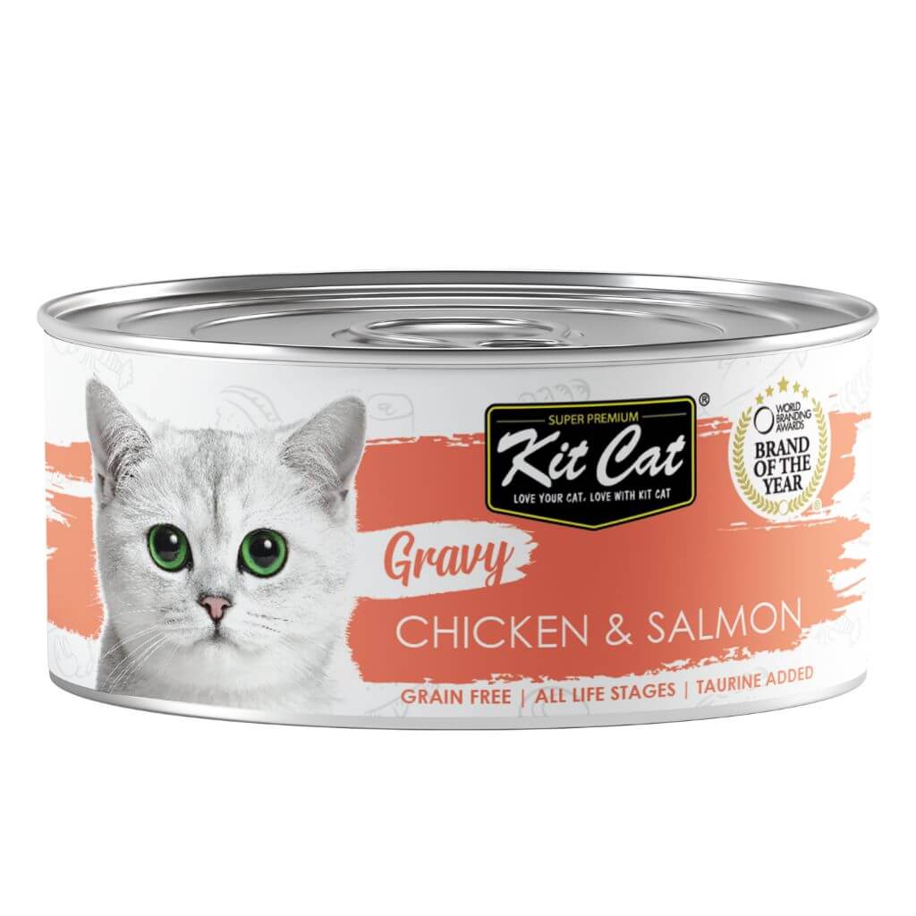 Kit Cat Pollo Con Salmón Gravy