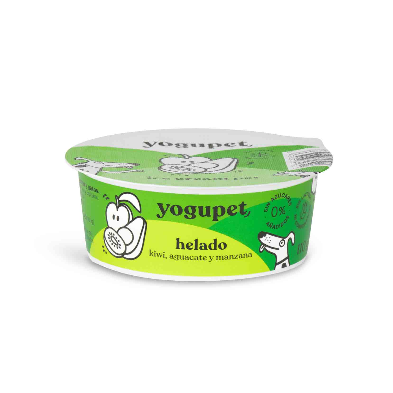 Yogupet - Helado Manzana, Aguacate, Y Kiwi