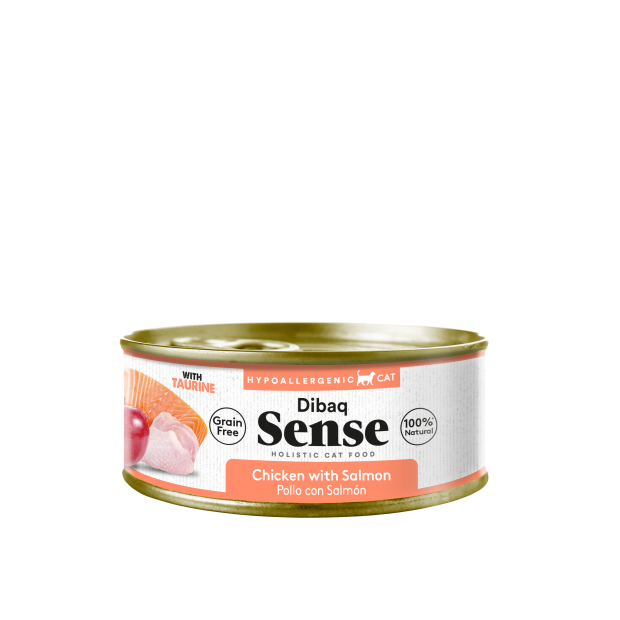 Dibaq Sense Lata Pollo Con Salmon