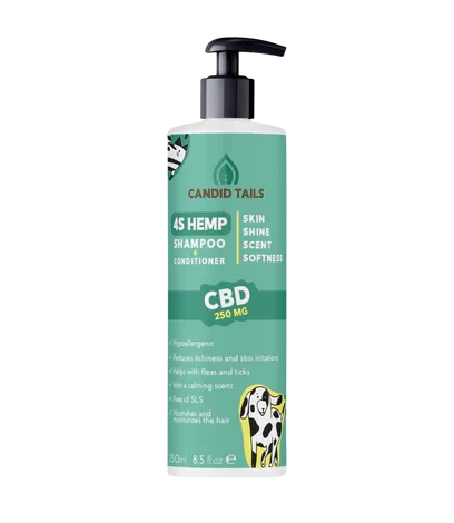 Candid Tails Champú CBD + Acondicionador