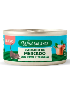 Wild Balance Estofado De Mercado Pavo Y Ternera Gato