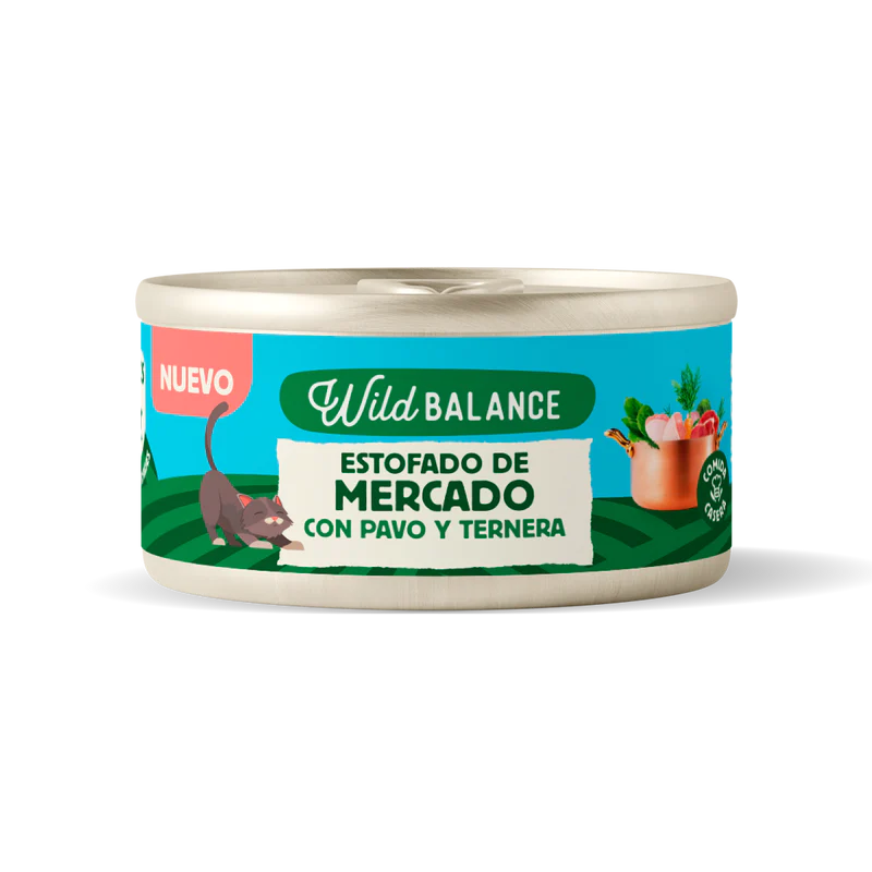 Wild Balance Estofado De Mercado Pavo Y Ternera Gato