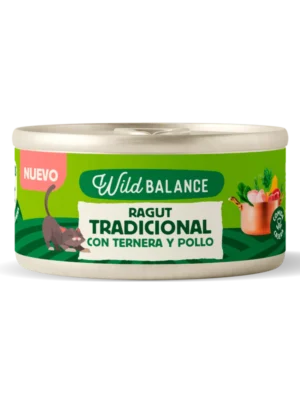 Wild Balance Ragut Tradicional De Ternera Y Pollo Gato
