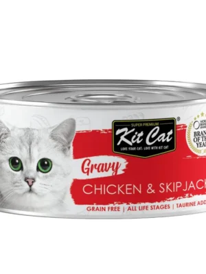 Kit Cat Pollo con Atun Bonito SkipJack Gravy