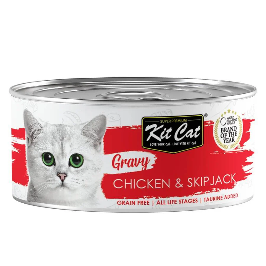 Kit Cat Pollo con Atun Bonito SkipJack Gravy