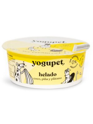 Yogupet - Helado Coco, Piña y Platano