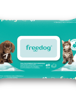 Freedog Toallitas Húmedas Clorhexidina