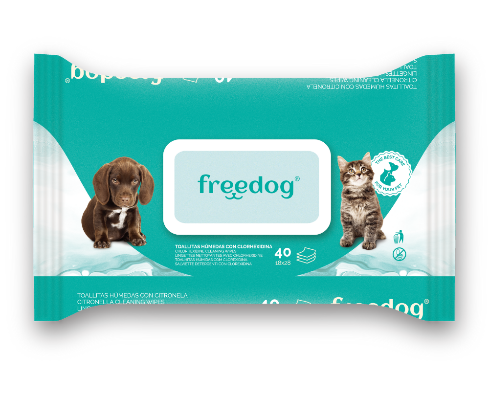 Freedog Toallitas Húmedas Clorhexidina