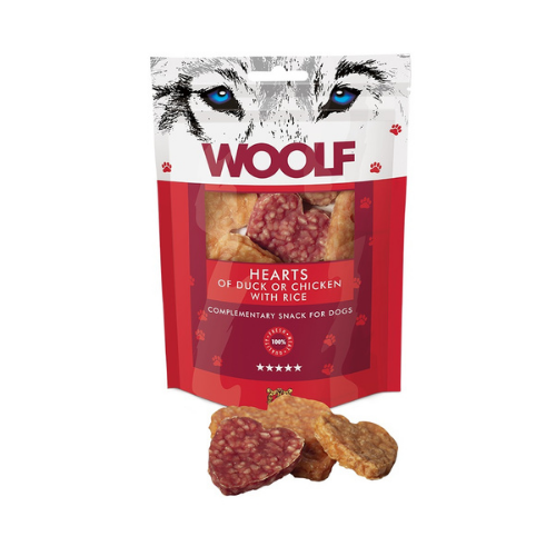 Woolf Classic Corazones de Pollo y Pato