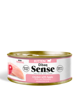 Dibaq Sense Lata Kitten Pollo con Manzana