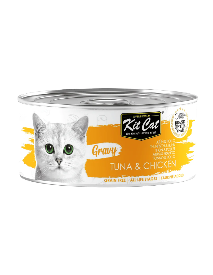 Kit Cat Atún Con Pollo Gravy