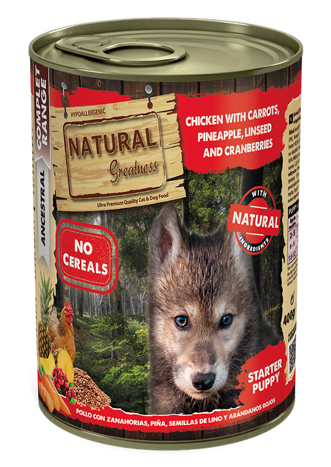 Natural Greatness Puppy Pollo con Zanahorias