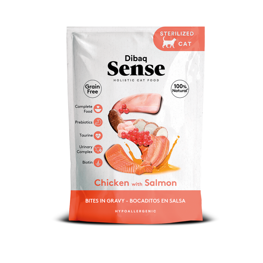 Dibaq Sense Bites Pollo con Salmon