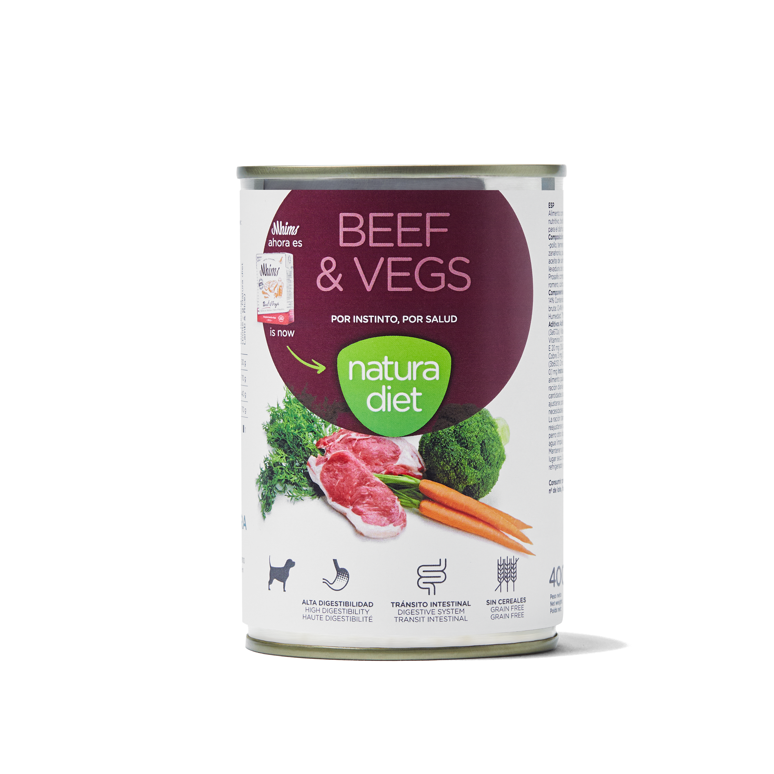Natura Diet Ternera Con Vegetales