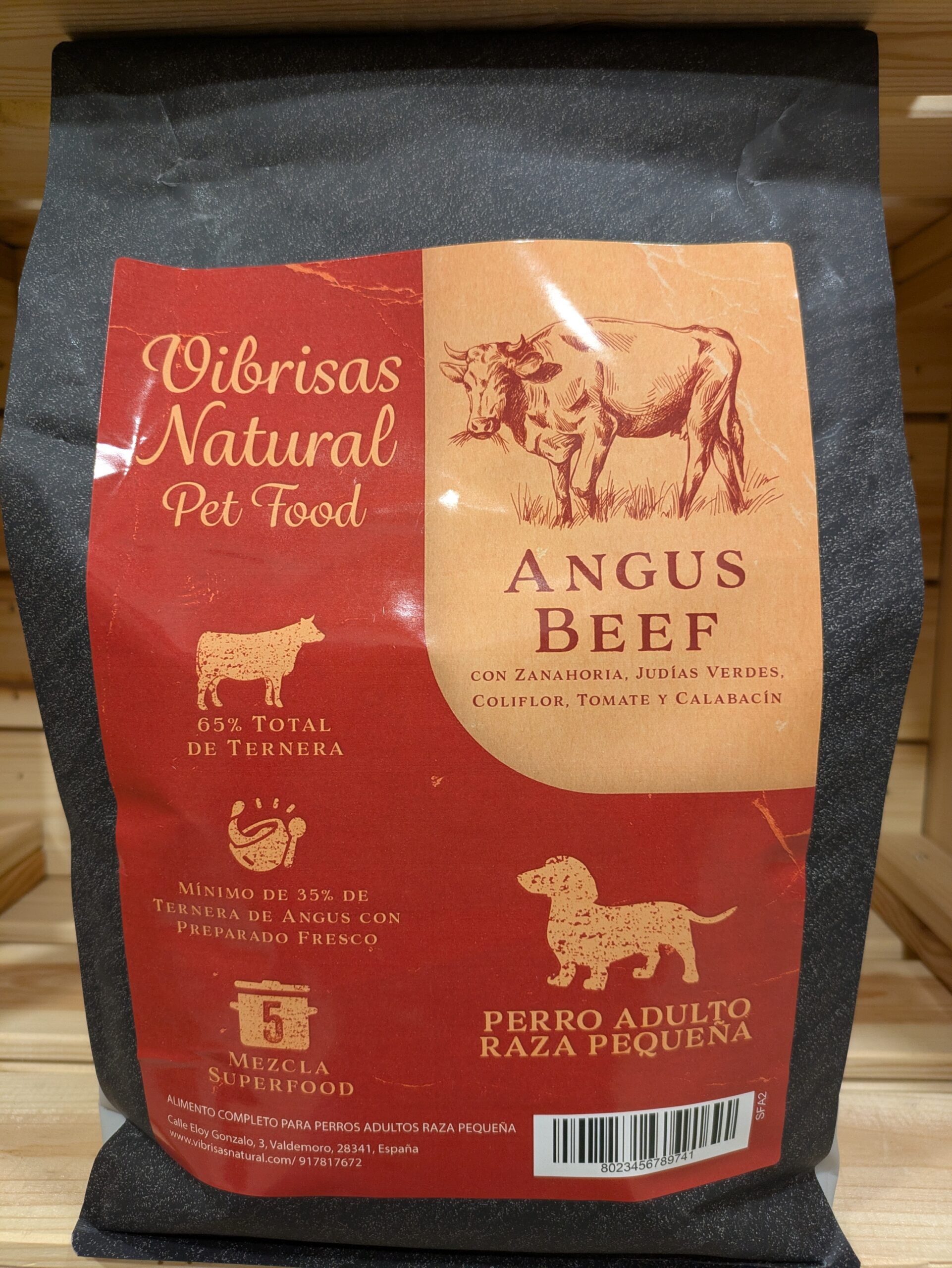 Vibrisas Natural Ternera Angus Raza Pequeña