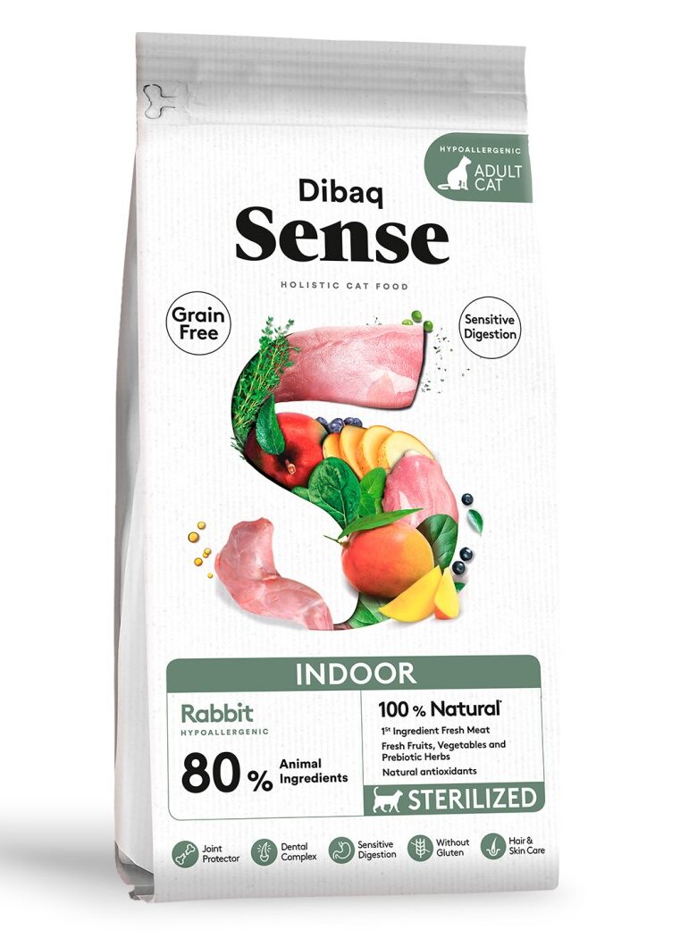 Dibaq Sense Gato Indoor Conejo y Pavo
