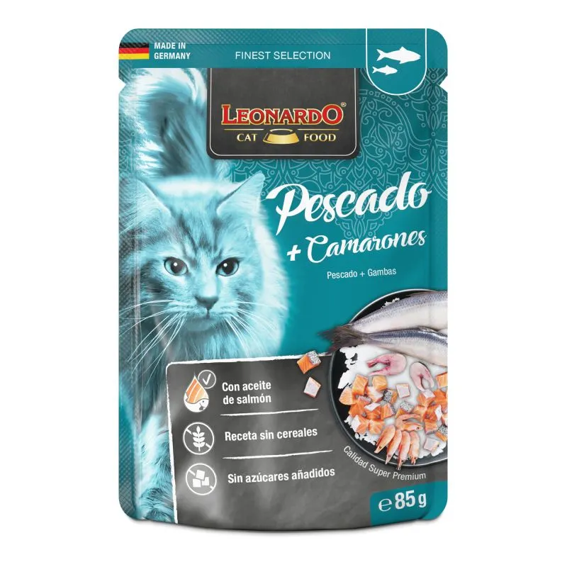 Leonardo Pouch Pescado Y Camarones